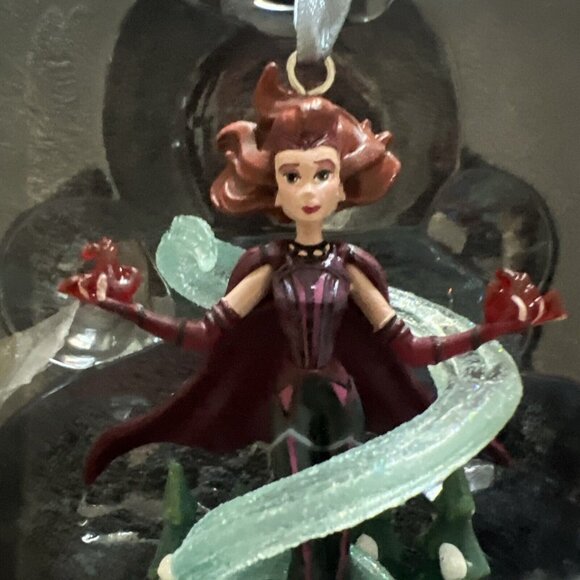 Disney Marvel Comics Scarlet Witch Light-Up Living Magic Sketchbook Ornament - Picture 3 of 7